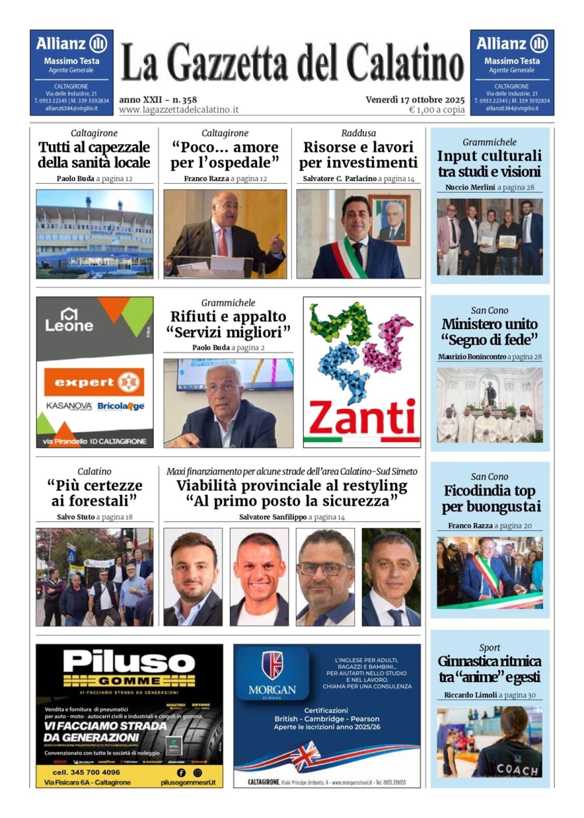 La Gazzetta del Calatino n° 358 - 