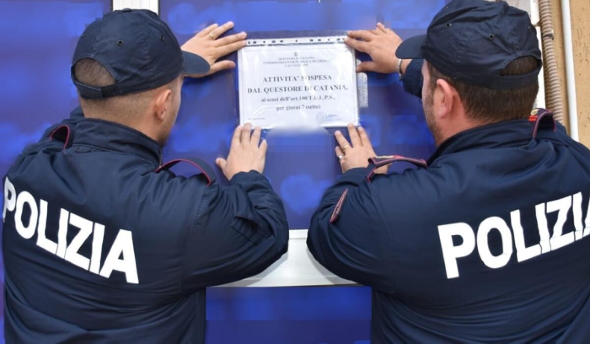Caltagirone: chiusura temporanea per 7 giorni, disposta dalla Polizia di Stato, di un centro scommesse - 
