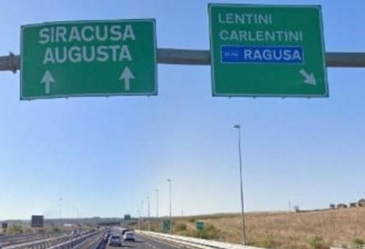 Viabilità: chiusure notturne delle rampe di svincolo di Lentini sulla Catania-Siracusa - 