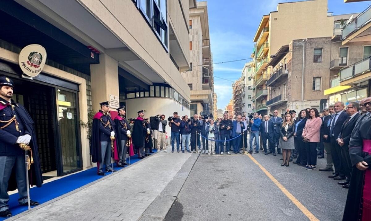 Catania, nuova sede della Polizia Scientifica in Sicilia Orientale: inaugurato il presidio dedicato a Filippo Raciti - 