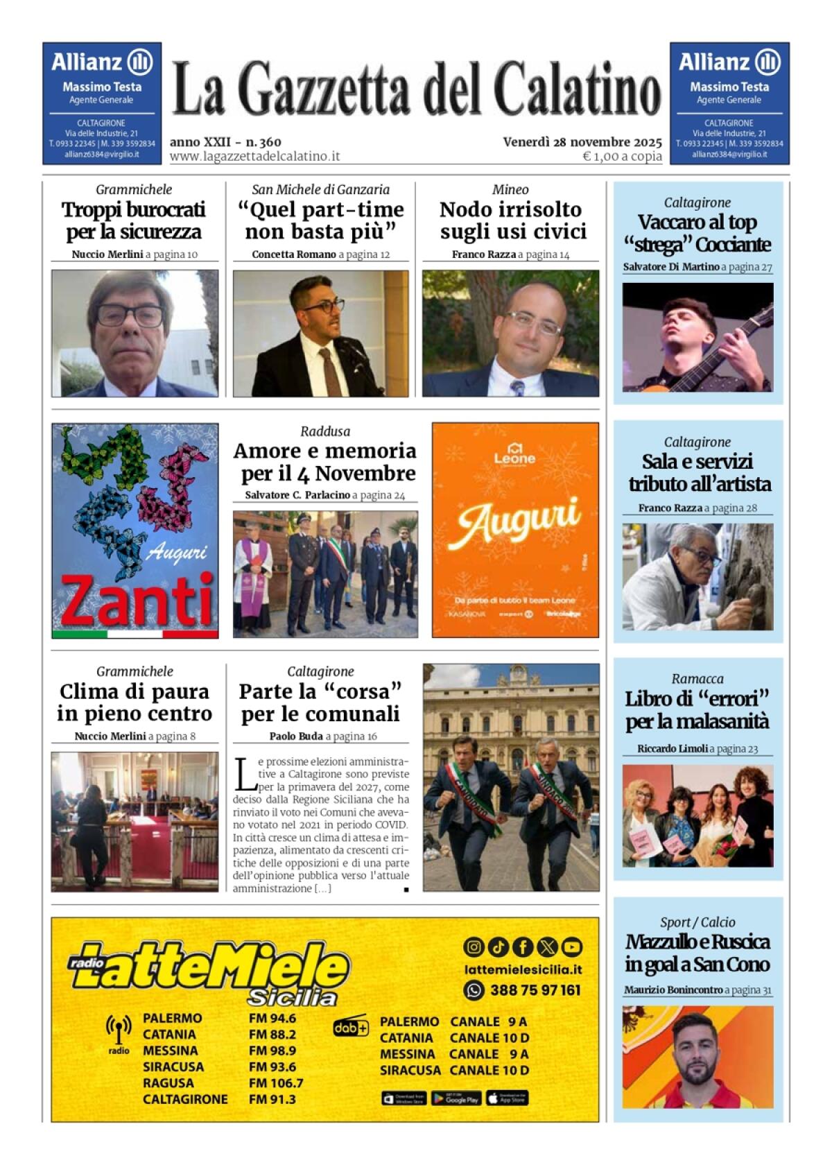 La Gazzetta del Calatino n° 360 - 