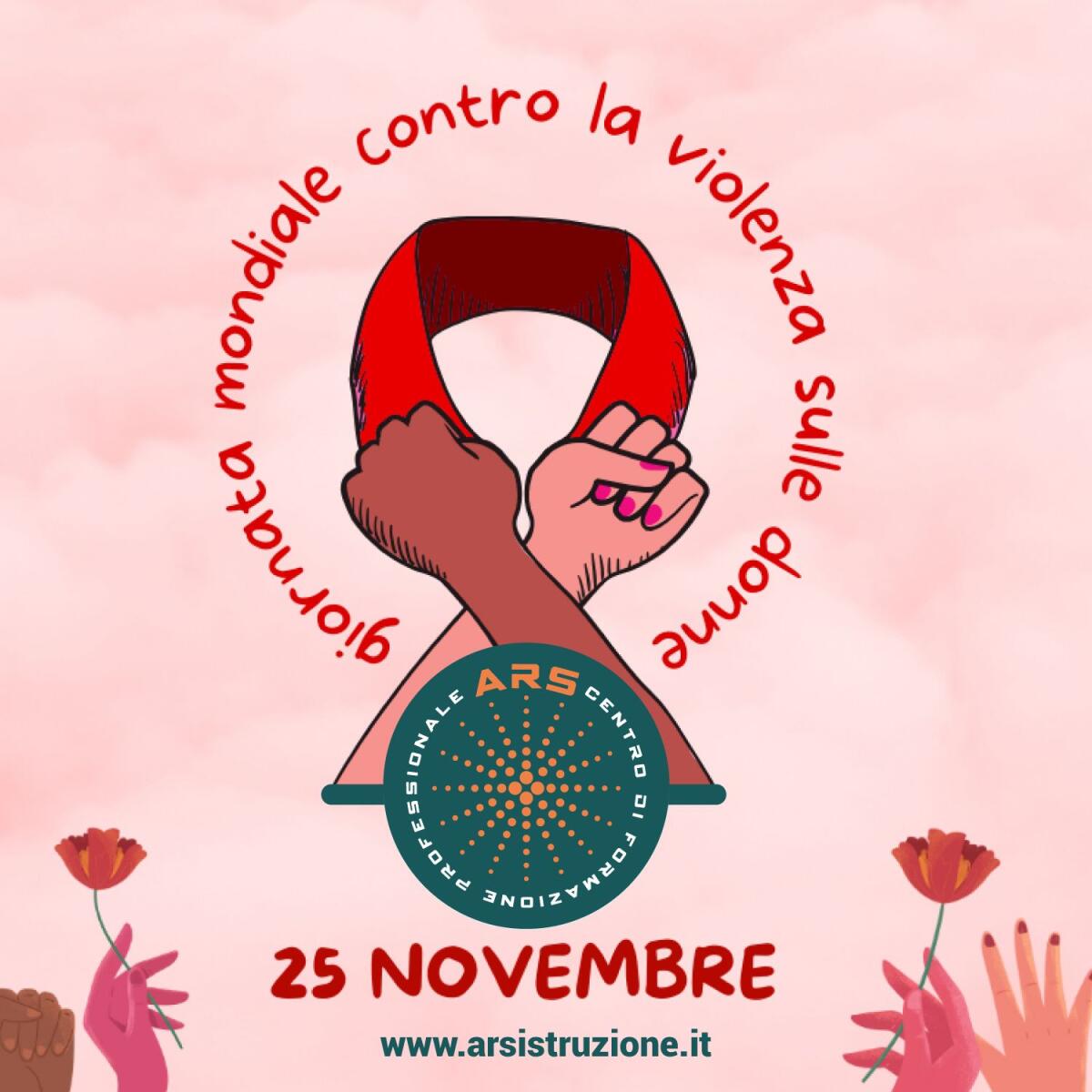 Giornata contro la violenza, si ferma la Scuola Mestieri Ars: «Ascoltiamo il silenzio di chi non ha voce» - 