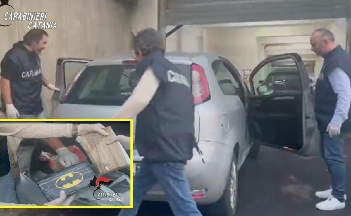 Palagonia: i Carabinieri arrestano una coppia con 2,2 kg di cocaina nascosta nel bagagliaio - 