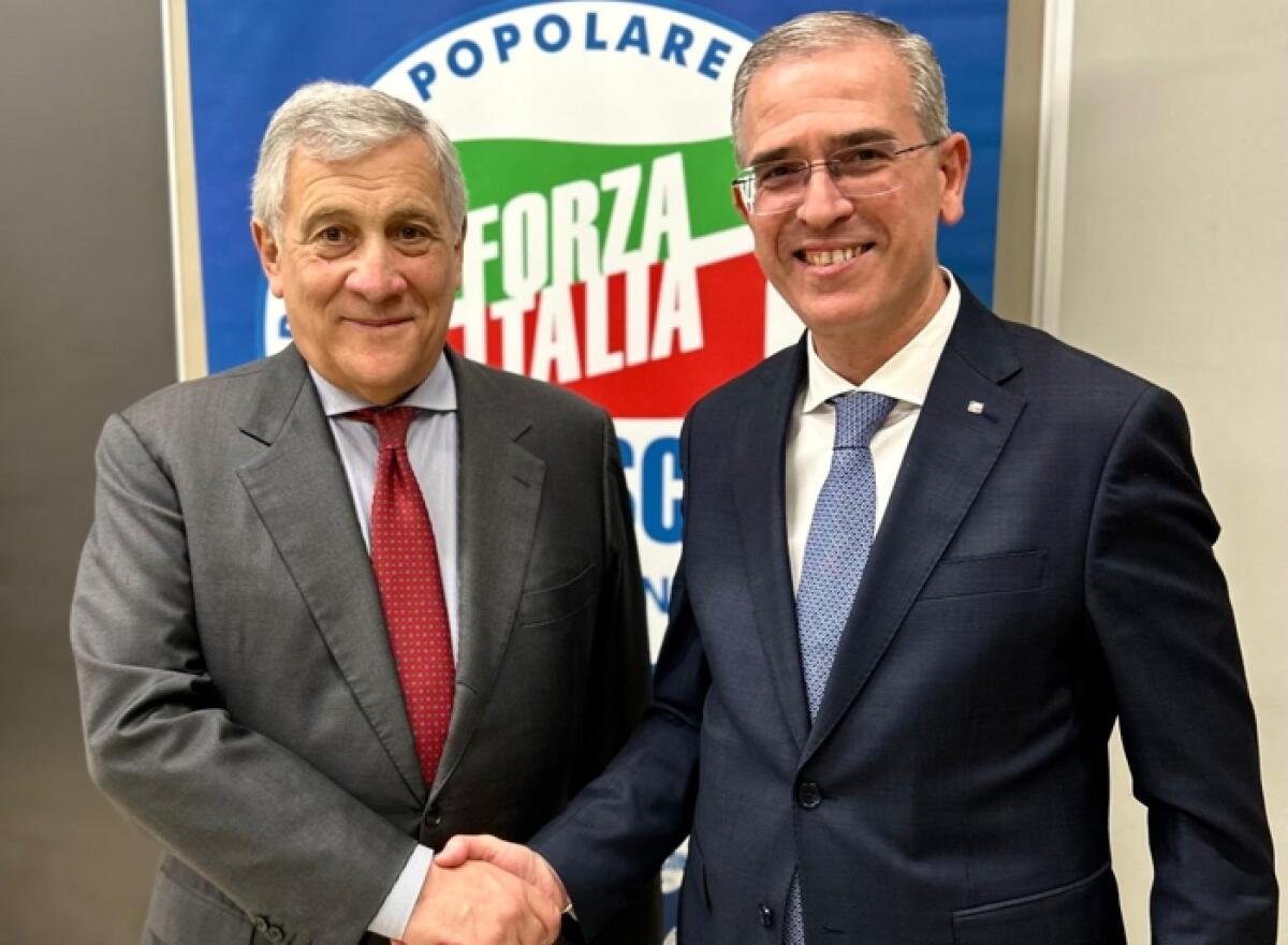 Catania: visita del presidente di Forza Italia, Antonio Tajani. Falcone: "L’unità azzurra è un valore fondante" - 