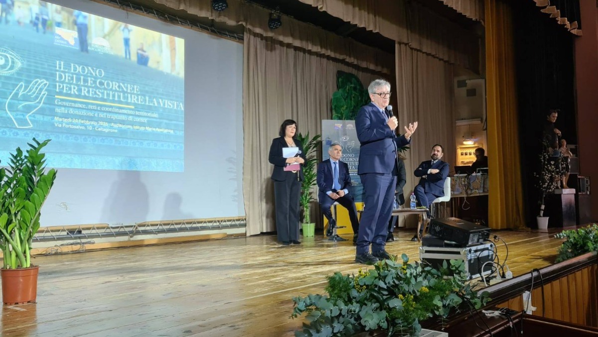 Caltagirone, donazioni di cornee: nuovo centro al "Gravina" 