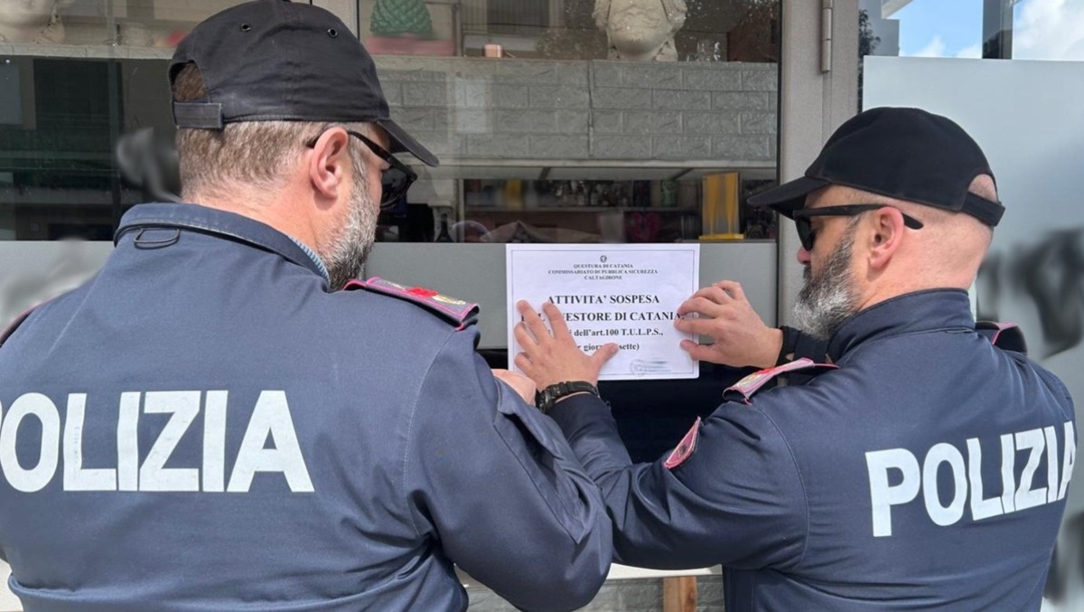 Caltagirone: il Questore chiude un chiosco nel quartiere San Giorgio