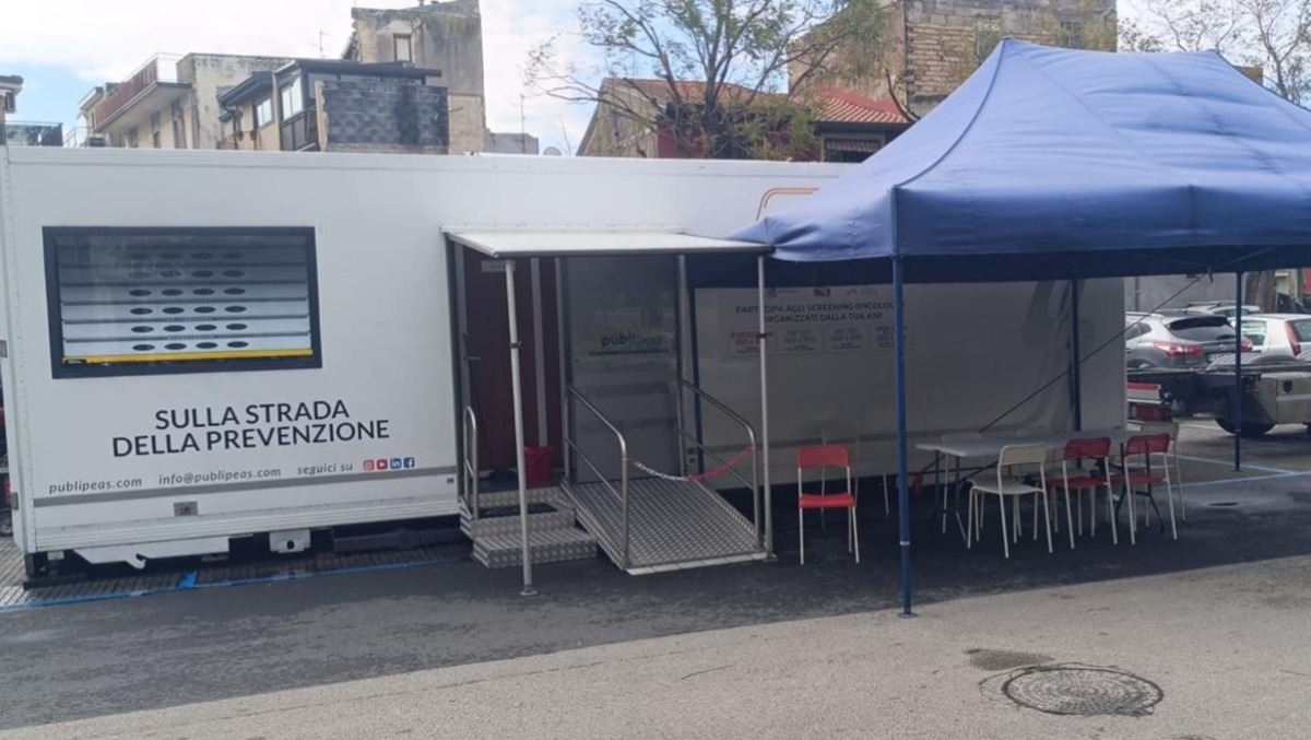 Prevenzione oncologica: il camper ASP a Mineo e Caltagirone - 