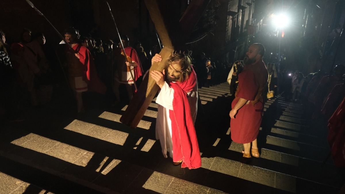 Caltagirone, successo per la Passione sulla Scala del Monte - 