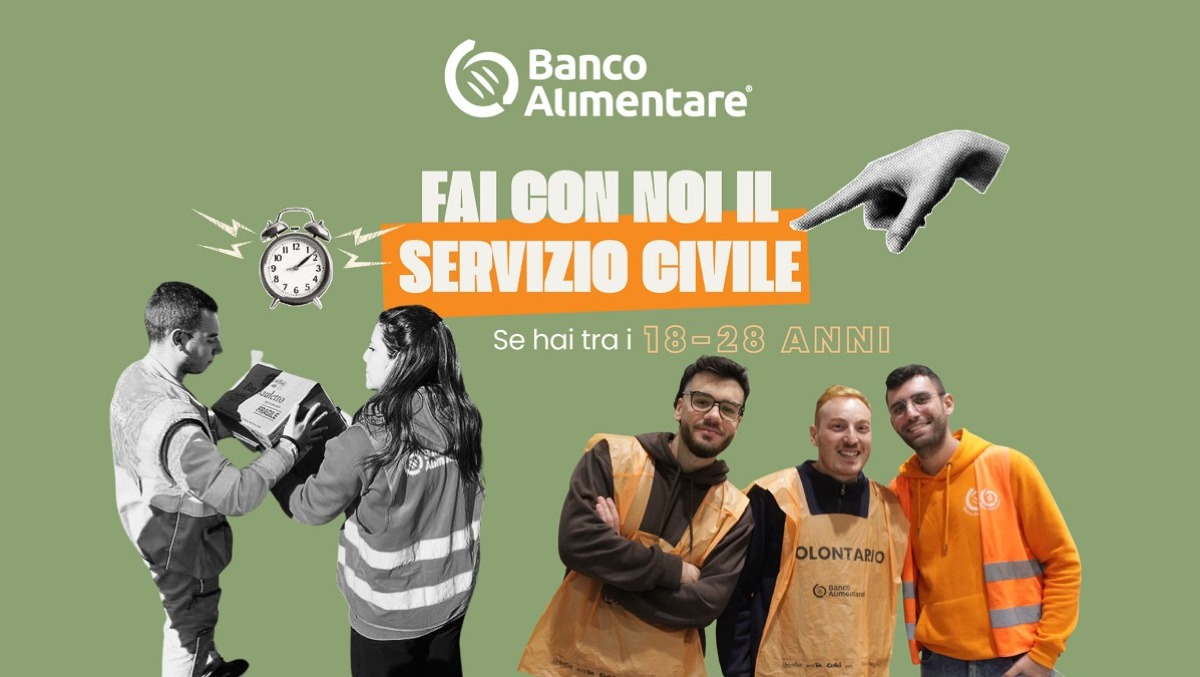 Banco Alimentare: Servizio Civile, scadenza al 16 aprile - 