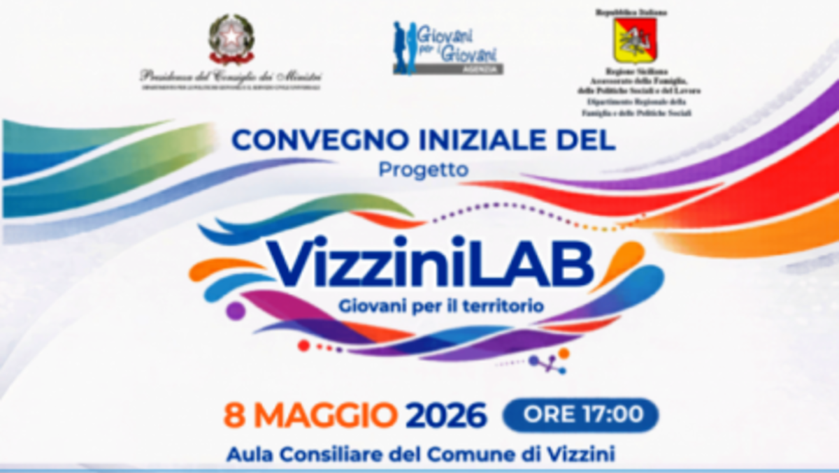 VizziniLAB – Giovani per il territorio: domani 8 maggio, convegno iniziale nella Sala Consiliare di Vizzini - 