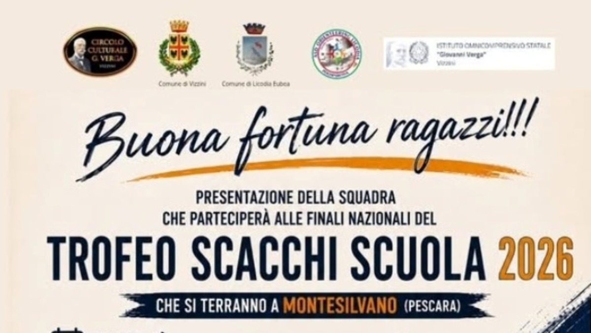 Studenti dell'I.O. "G. Verga " di Vizzini e Licodia Eubea alle finali nazionali del Trofeo "Scacchi Scuola 2026" - 