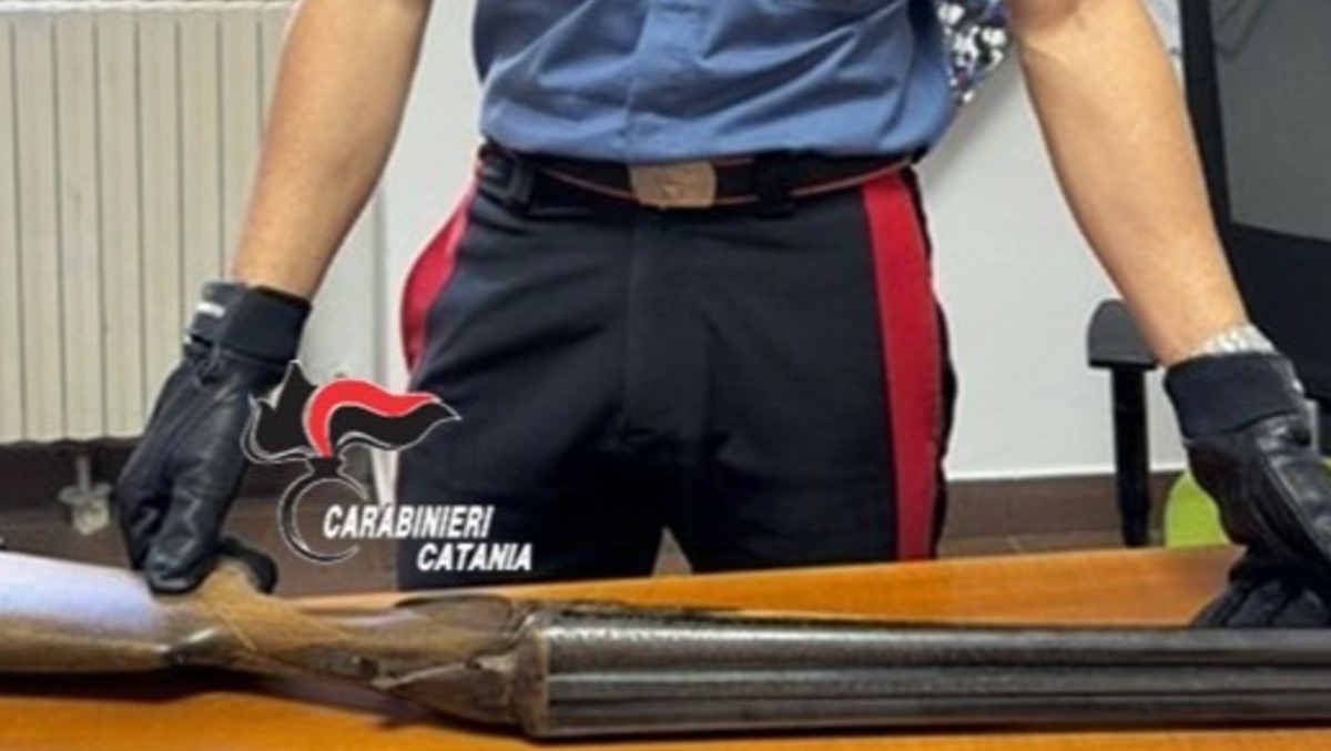 Mineo, detenzione abusiva di armi: denunciato 55enne - 