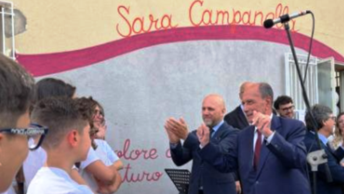 Istruzione, Schifani a Misilmeri per scuola intitolata a Sara Campanella: «Uniti contro la violenza» - 