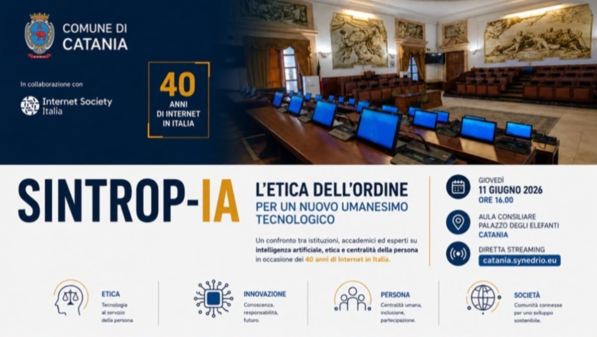 Catania. IA, etica e innovazione: 11 giugno incontro “Sintrop-IA” - 