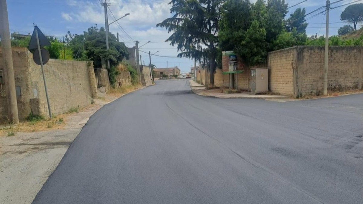Licodia Eubea, rifatta la SP38I: intervento fondamentale - 