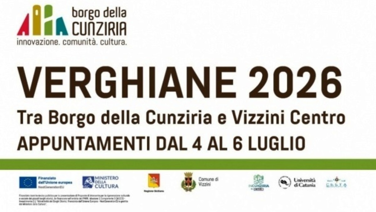 Vizzini. "Cunziria": dal 4 al 6 luglio le Verghiane 2026  - 