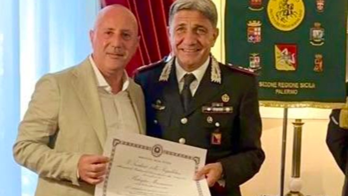 San Michele di Ganzaria: Medaglia Mauriziana al Luogotenente Di Gregorio - 