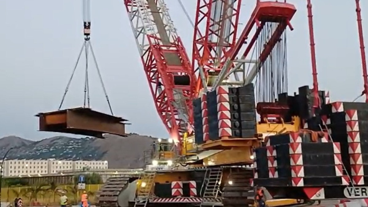 Ponte Corleone: completato il varo dell’ultimo macroconcio - 
