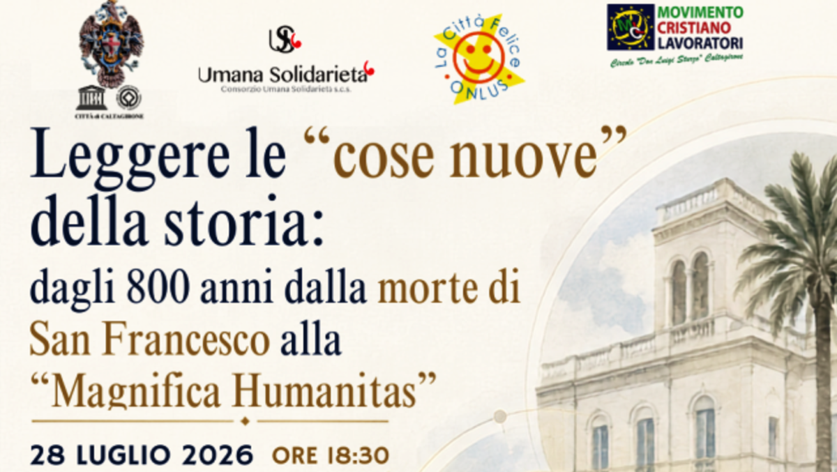 Caltagirone, si parla di San Francesco al Villino Milazzo, martedì 28 luglio - 