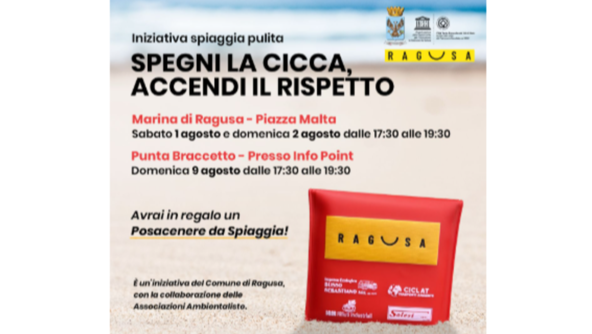 Portacicche tascabili a Marina di Ragusa e Punta Braccetto - 