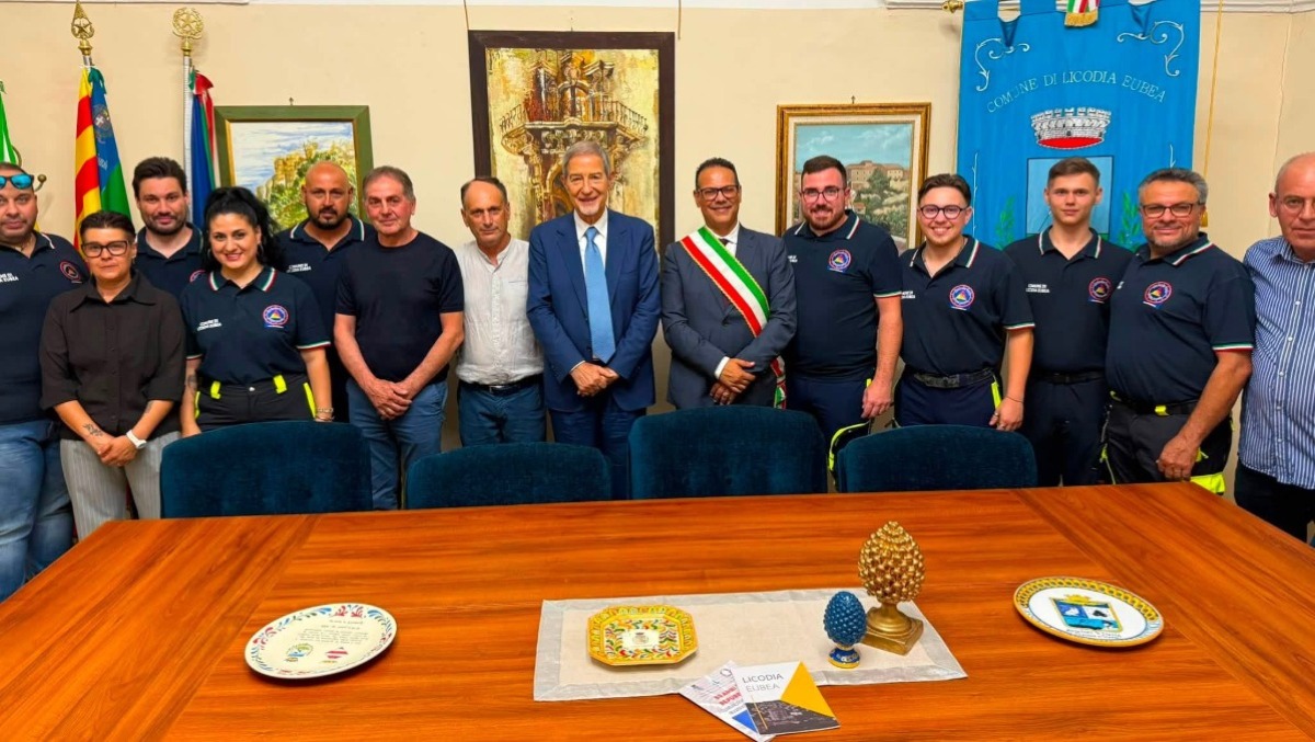 Il Ministro Musumeci in visita a Licodia Eubea - 