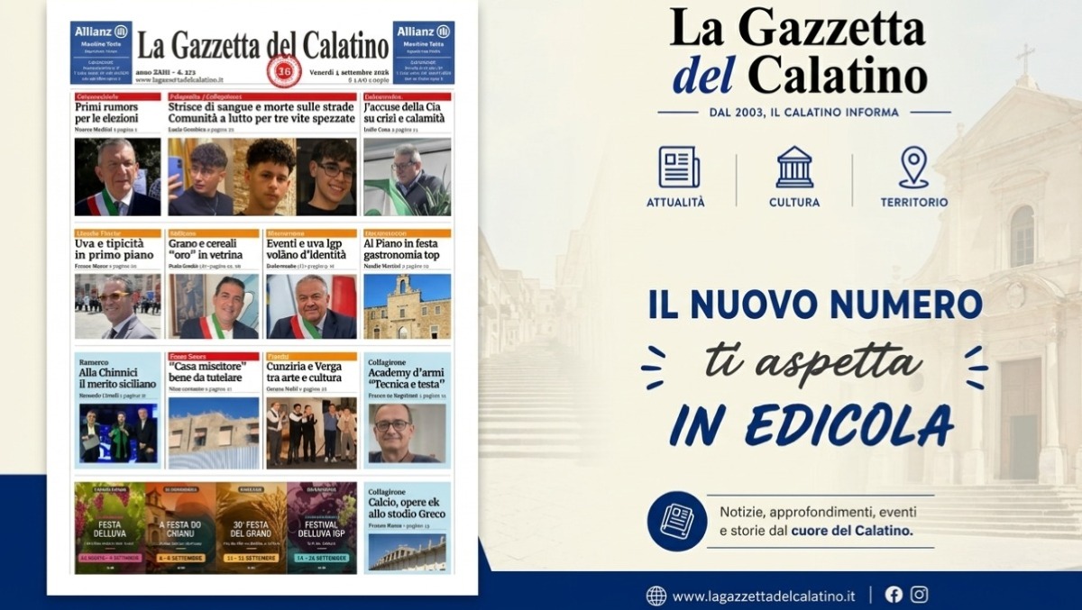 In edicola La Gazzetta del Calatino: edizione speciale a 36 pagine - 