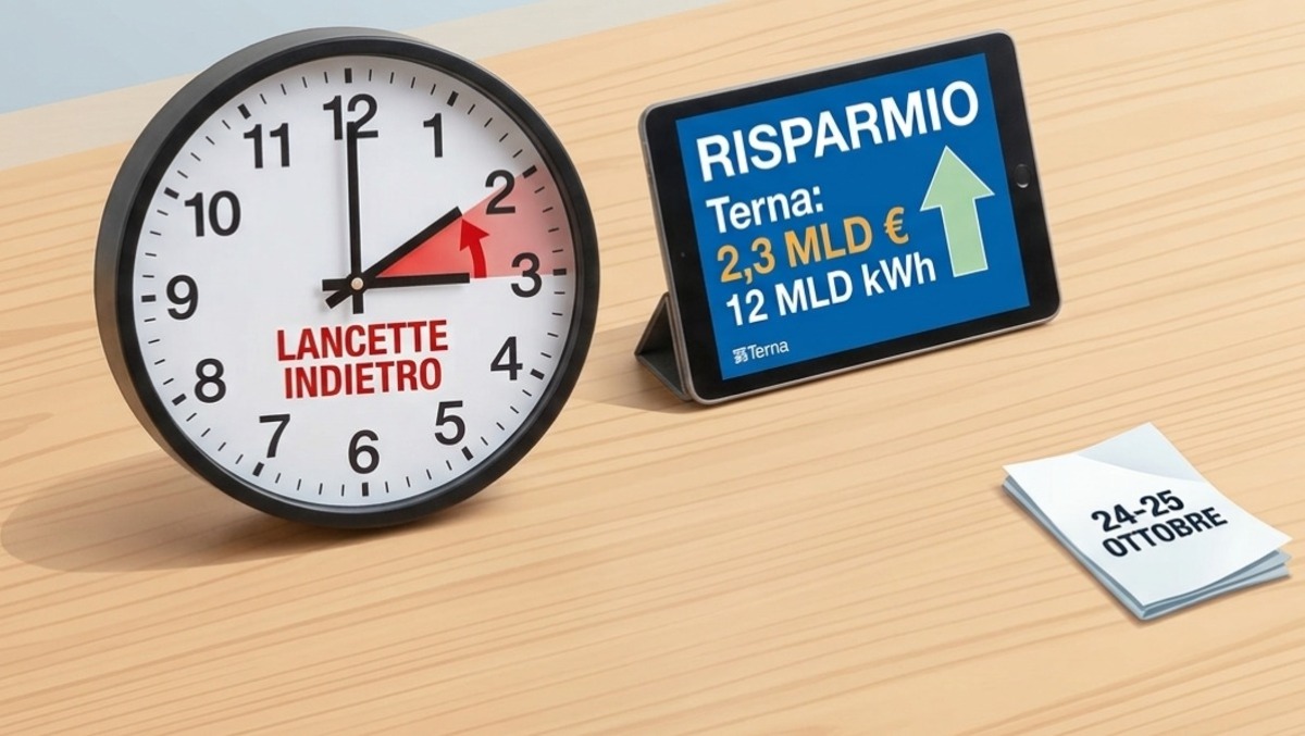 Torna l’ora solare, ma l’Italia studia lo stop al cambio - Immagine generata con A.I.