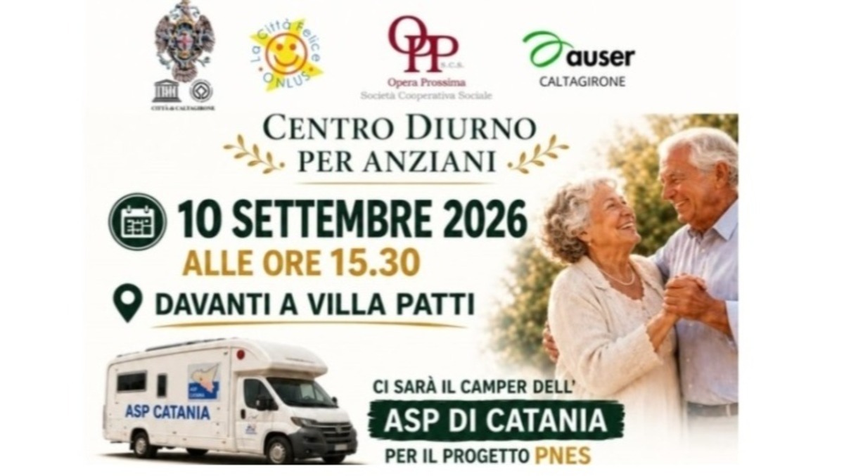 CALTAGIRONE. Centro Diurno per Anziani: oggi c'è il Camper dell'Asp - 