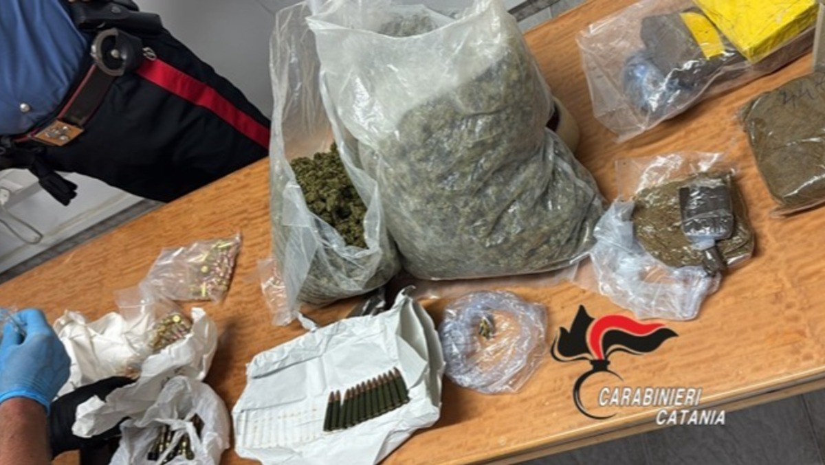 Palagonia, blitz dei Carabinieri: sequestrate droga e armi - 