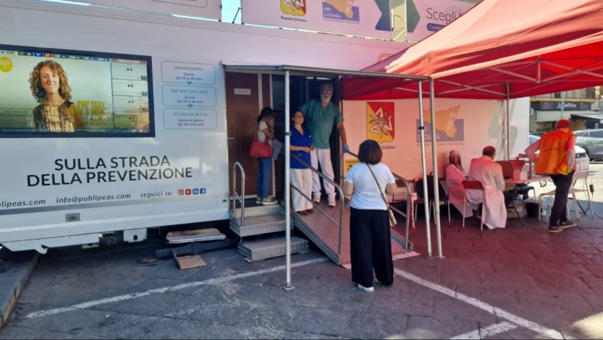 Camper Prevenzione ASP: tour verso Scordia e Palagonia
