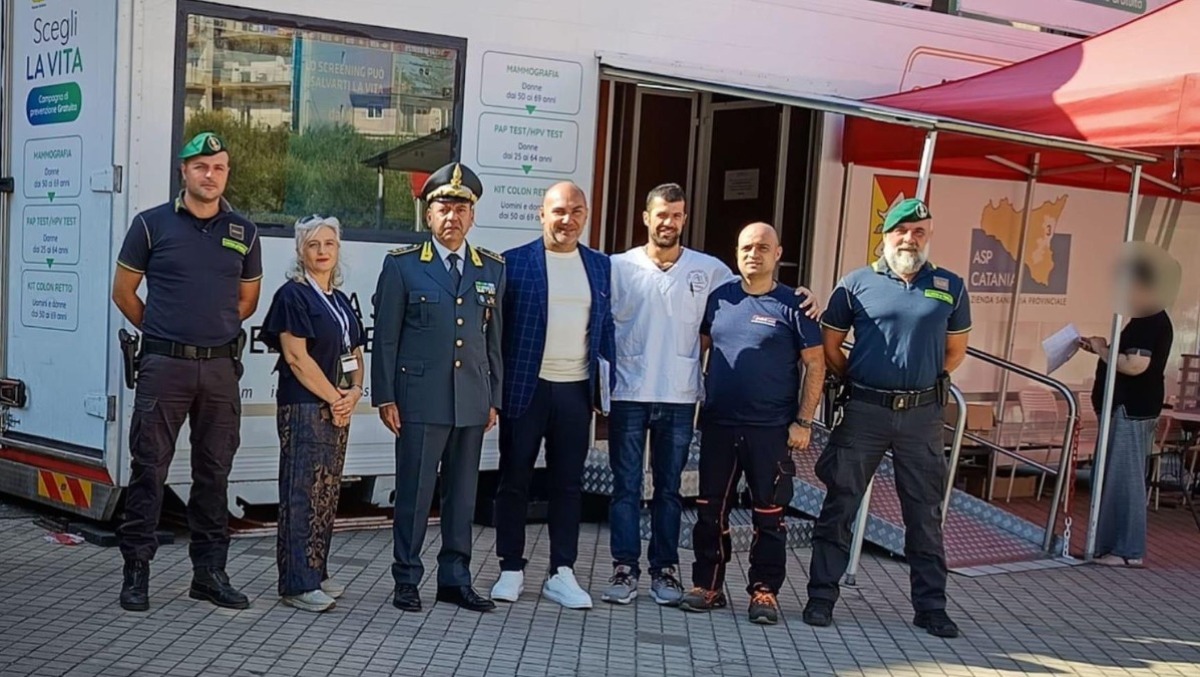 Catania, screening della salute per la Guardia di Finanza - 