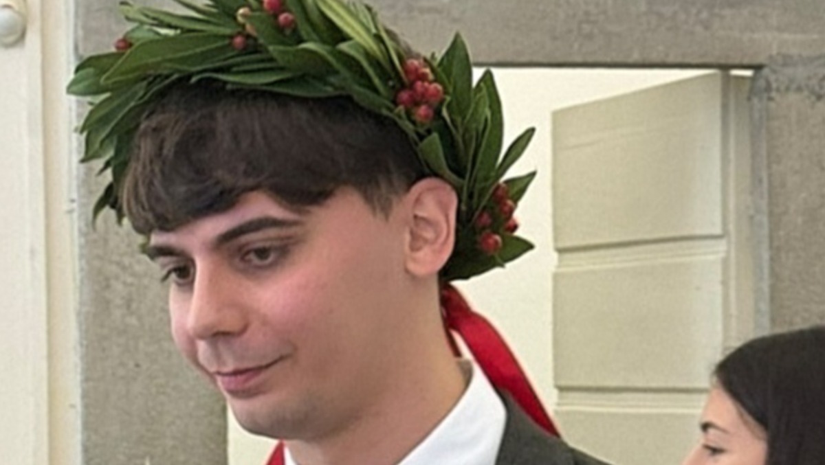 Samuel Vaccaro, laurea da 110 e lode con menzione a Lucca - 
