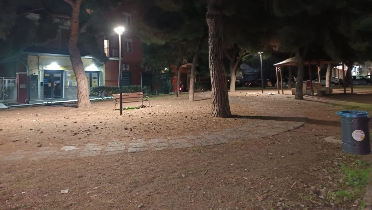 BARRIERA, nuova illuminazione a Parco Zammataro e Piazza del Carmelo - 